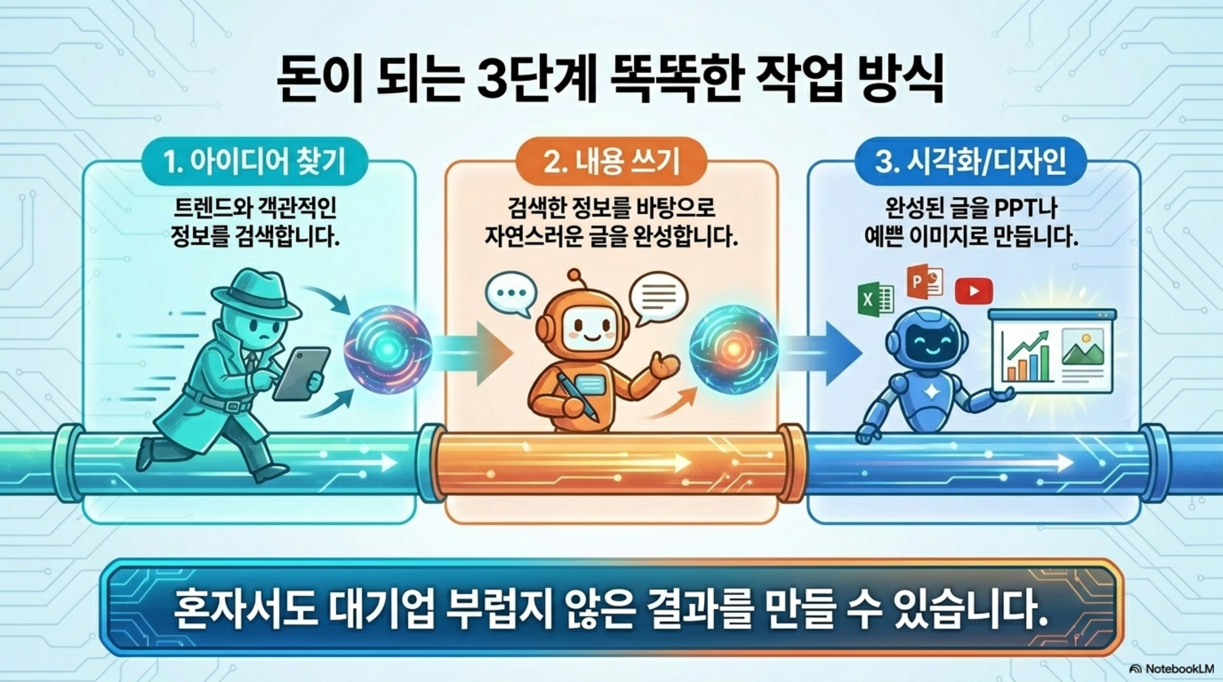 3단계 작업 방식